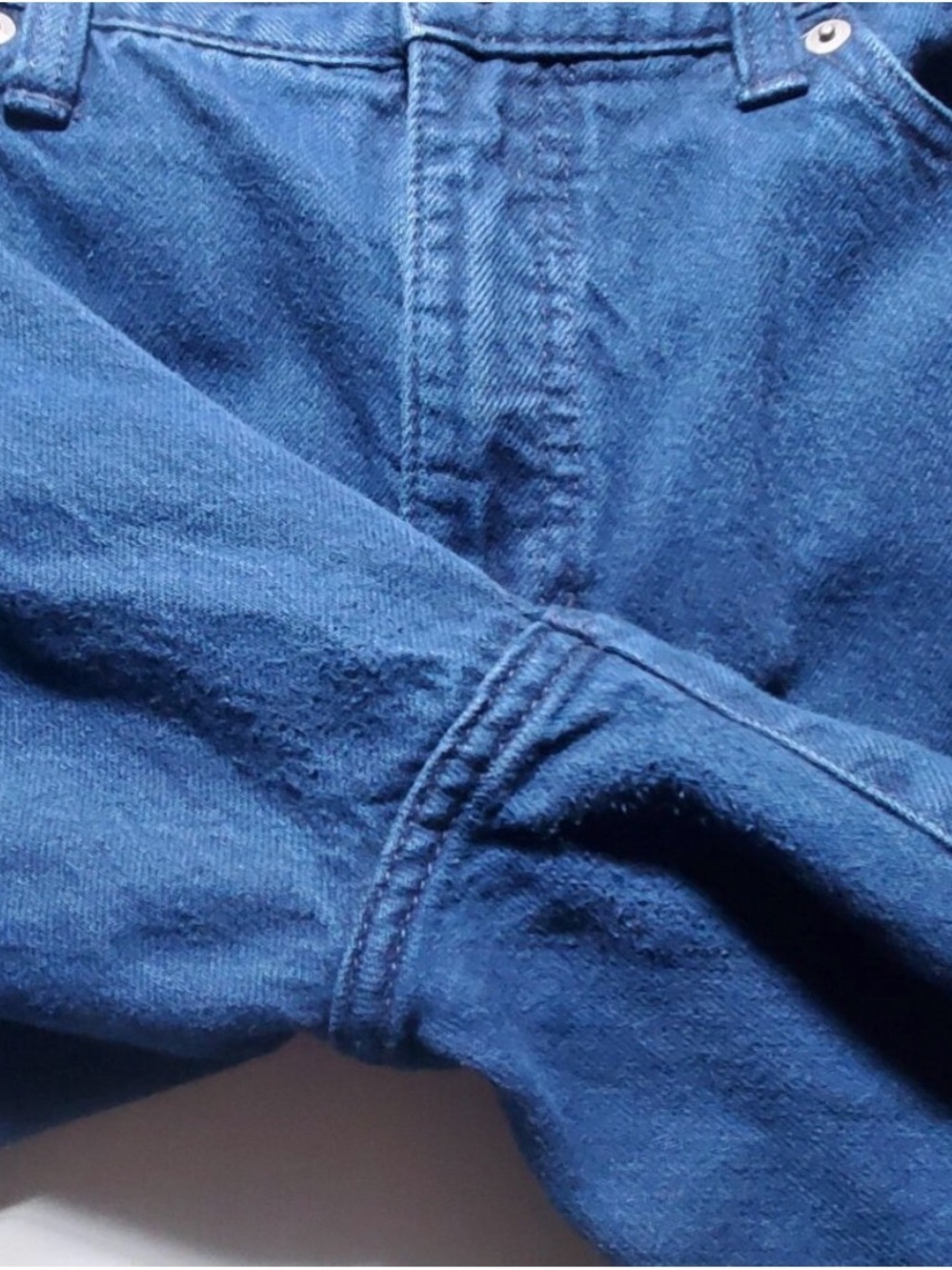 Banana Republic Summer Weight Dark Blue Wide-Leg High-Rise Jeans 12 - Picture 13 of 13
